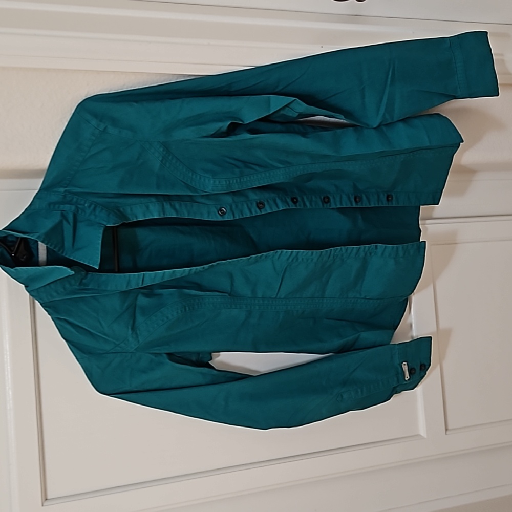 Express Essential Long-Sleeve Button Down Shirt (… - image 8